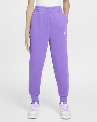 Подростковые  Nike Sportswear Club Fleece Big Kids' (Girls') High-Waisted Fitted Pants