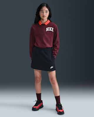 Детская юбка Nike Sportswear Club Big Kids' (Girls') French Terry Skirt