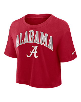 Женская футболка Alabama Athletic Prep Arch Nike Dri-FIT College Cropped