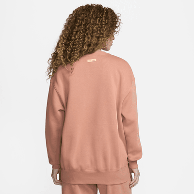 Sudadera oversized de cuello redondo con logo para mujer Nike Sportswear Phoenix Fleece