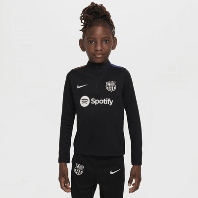 Haut d'entraînement de foot Nike Dri-FIT FC Barcelona Academy Pro pour enfant