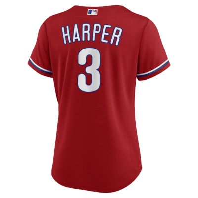 MLB Philadelphia Phillies (Bryce Harper) Women's Replica Baseball Jersey