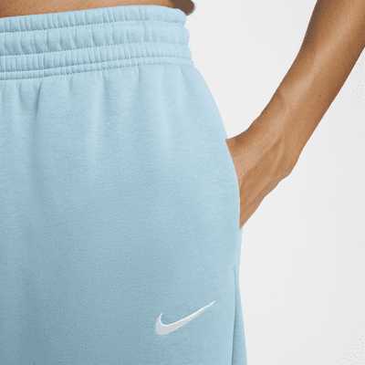 Calças de fato de treino folgadas de cintura subida Nike Sportswear Phoenix Fleece para mulher