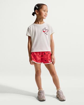 Детские  Nike Cherry Little Kids' 2-Piece Printed Tempo Set