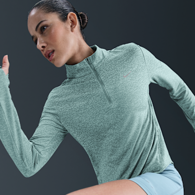 Nike Swift Dri-FIT UV-Laufoberteil mit Viertelreißverschluss (Damen)