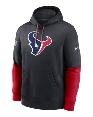 Мужское худи Houston Texans Sideline Team Issue Club Nike NFL Pullover Hoodie