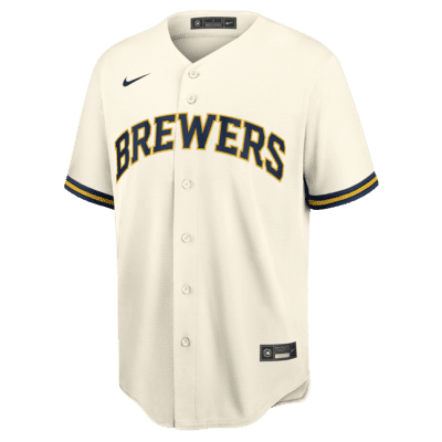 MLB Milwaukee Brewers (Christian Yelich) Men's Replica Baseball Jersey