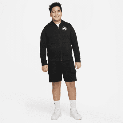 Nike Sportswear Big Kids' (Boys') Full-Zip Hoodie (Extended Size)