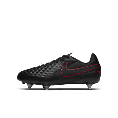 nike black and orange football boots