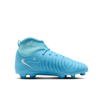 Nike Jr. Phantom Luna 2 Club Little/Big Kids' MG High-Top Soccer Cleats