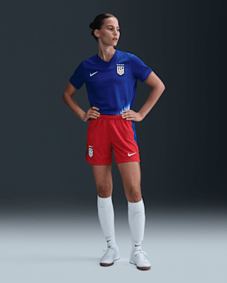 Женские шорты USWNT 2024 Stadium Away Nike Dri-FIT Soccer Replica Shorts