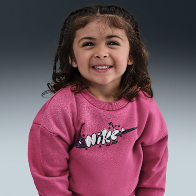 Nike Essentials Toddler Graphic Crew and Cargo Pants Set