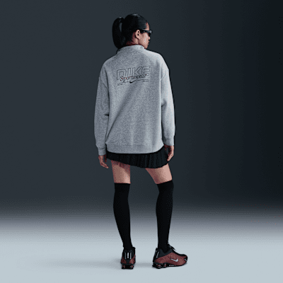 Nike Sportswear Fleece-Oberteil mit Viertelreißverschluss für Damen