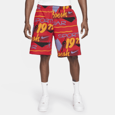 nike club fleece shorts red