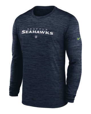 NIKE SEATTLE SEAHAWKS NIKE DRI-FIT GRAY TRAINING T-SHIRT LARGE NFL EQUIPMENT