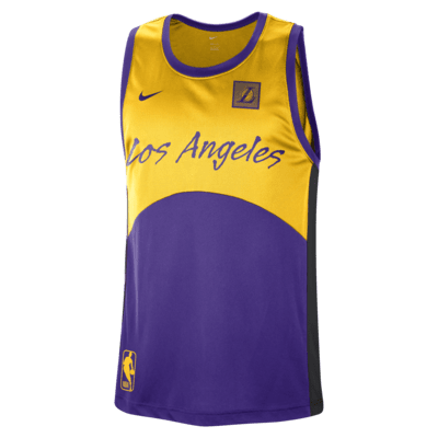 Camiseta violeta sin mangas Jordan LA Lakers NBA Swingman Nike