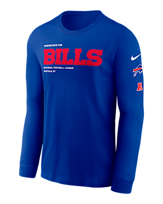 Мужская футболка Buffalo Bills Play To Win Essential Nike NFL Long-Sleeve