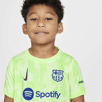 F.C. Barcelona 2024/25 Stadium Third Younger Kids' Nike Football Replica Three-Piece Kit