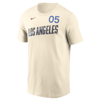 Playera Nike de la MLB para hombre Freddie Freeman Los Angeles Dodgers City Connect Fuse