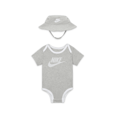 Nike Baby Bodysuit and Hat Box Set