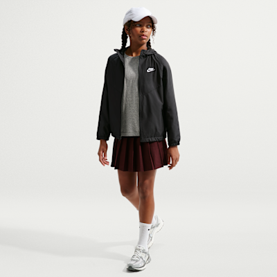 나이키 스포츠웨어 윈드러너 주니어 후드 리펠 재킷