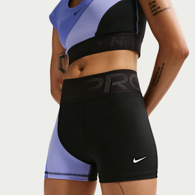 Shorts de ciclismo de tiro alto de 8 cm para mujer Nike Pro Sculpt