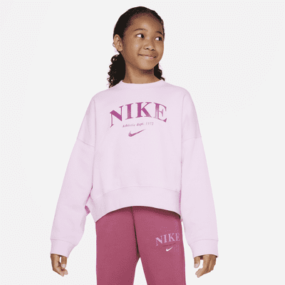 Nike Sportswear Big Kids' (Girls') Fleece Sweatshirt