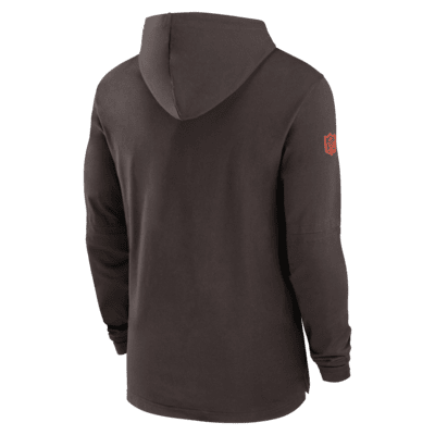 Cleveland Browns Sideline Men's Nike Dri-FIT NFL Long-Sleeve Hooded Top