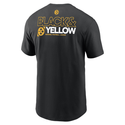 Pittsburgh Steelers Team Outline Essential T-Shirt Men's Nike NFL T-Shirt