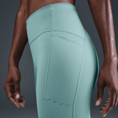 Leggings de correr de tiro alto de 7/8 con bolsillos para mujer Nike Swift