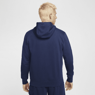 Nike Sportswear Club-hættetrøje med fuld lynlås til mænd