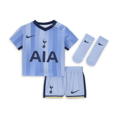 Tottenham Hotspur 2024/25 Stadium (bortedrakt) Nike Football Replica draktsett i tre deler til sped-/småbarn