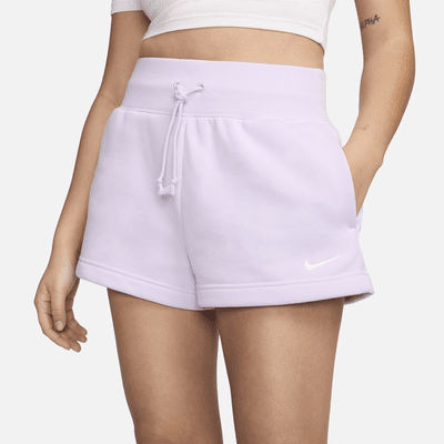 Shorts de ajuste holgado y tiro alto para mujer Nike Sportswear Phoenix Fleece