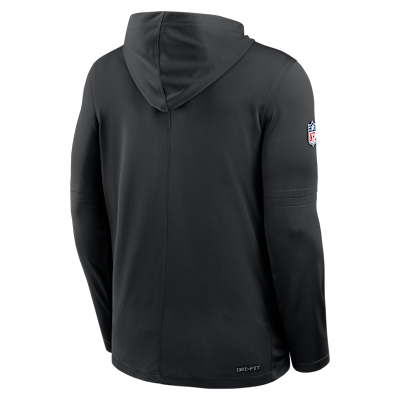 New York Jets Rivalries Collection Sideline Men's Nike Dri-FIT NFL Long-Sleeve Hooded Top