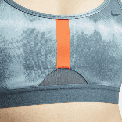 Nike Indy Women's Light-Support Padded All-Over Print Sports Bra