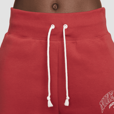 Shorts de tiro alto para mujer Nike Sportswear Phoenix Fleece