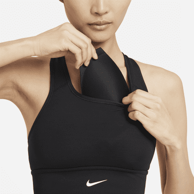Release, Nike Longline Medium Support Sports Bra Khaki