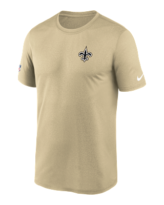 Мужская футболка New Orleans Saints Alt Legend Small Logo Nike Dri-FIT NFL
