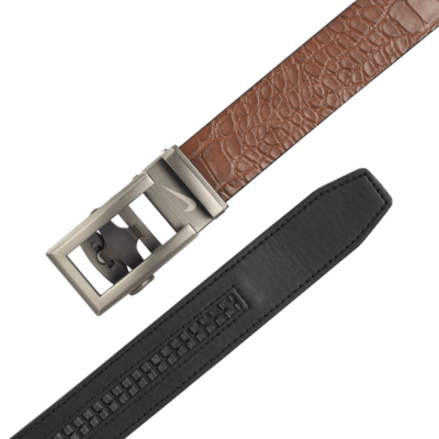 Nike Men's Custom-Fit Croco Golf Belt With Ultralight Buckle