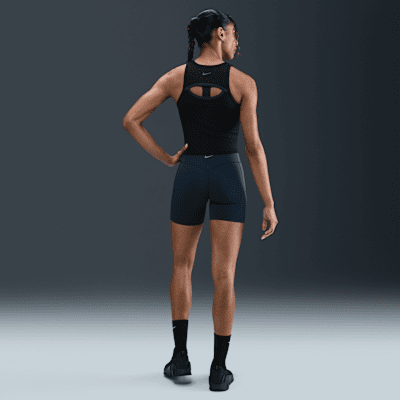 Camiseta de tirantes Dri-FIT cropped para mujer Nike One Fitted