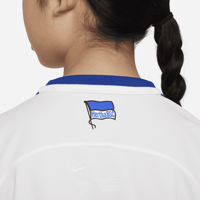 Hertha BSC 2023/24 Stadium Home Nike Dri-FIT Fußballtrikot für ältere Kinder