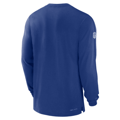 New York Giants Sideline Player Team Issue Men’s Nike Dri-FIT Long-Sleeve Top