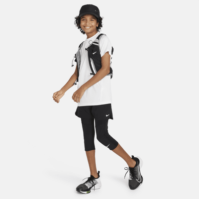 Playera de manga corta Dri-FIT para niño talla grande Nike Pro