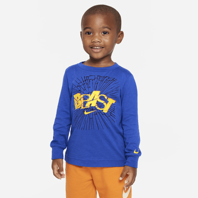 Foranderlig tryk rive ned Nike Beast Long Sleeve Basic Tee Toddler T-Shirt. Nike.com