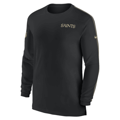 New Orleans Saints Sideline Coach Men's Nike Dri-FIT NFL Long-Sleeve Top