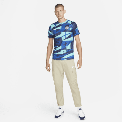 Top de fútbol para antes del partido para hombre Nike Dri-FIT Inter ...