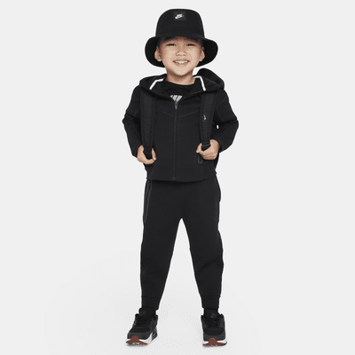 Conjunto de sudadera con gorro de dos piezas infantil Nike Sportswear Tech Fleece Full-Zip Set