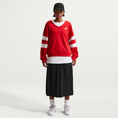Nike Sportswear Club Fleece Women's Oversized V-Neck Sweatshirt
