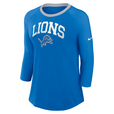 Detroit Lions Women's Nike NFL 3/4-Sleeve T-Shirt