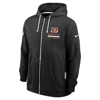 Cincinnati Bengals Utility Player Sideline Men's Nike Dri-FIT NFL Full-Zip Hoodie